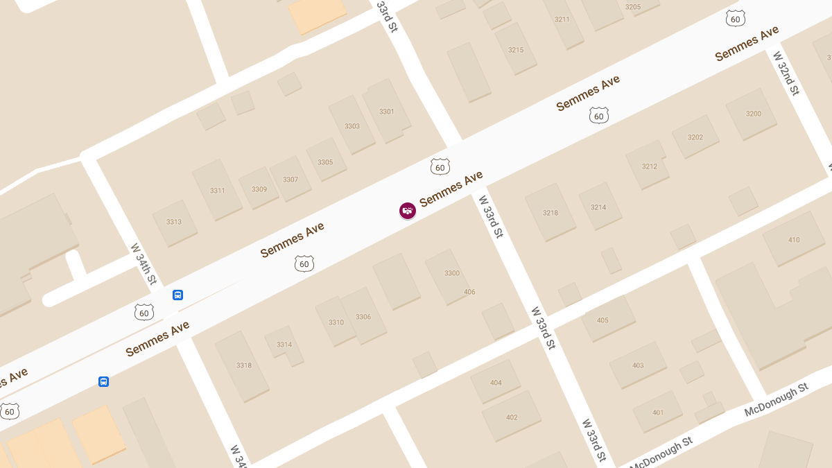 Vehicle Collision with Injuries at 3300 Semmes Ave