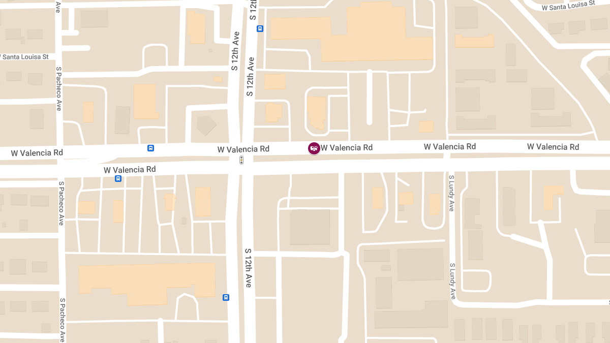 Vehicle Collision with Injuries at 550 W Valencia Rd