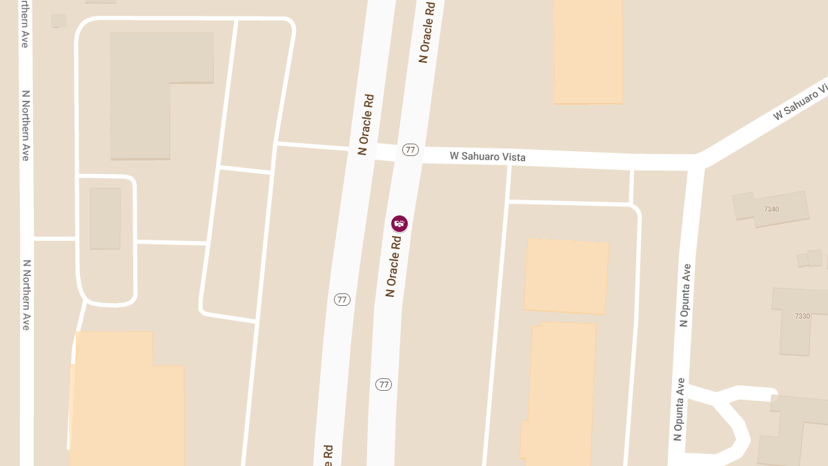 Vehicle Collision with Injuries at 7315 N Oracle Rd