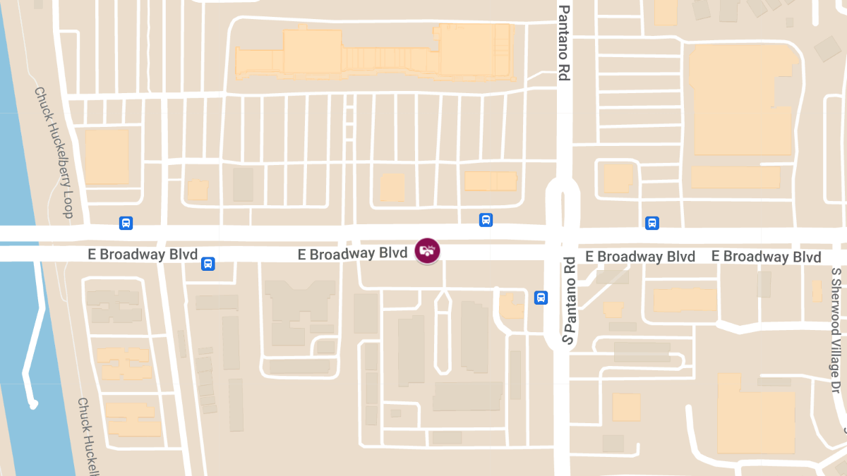 Vehicle Collision with Injuries at Broadway and Pantano Rd
