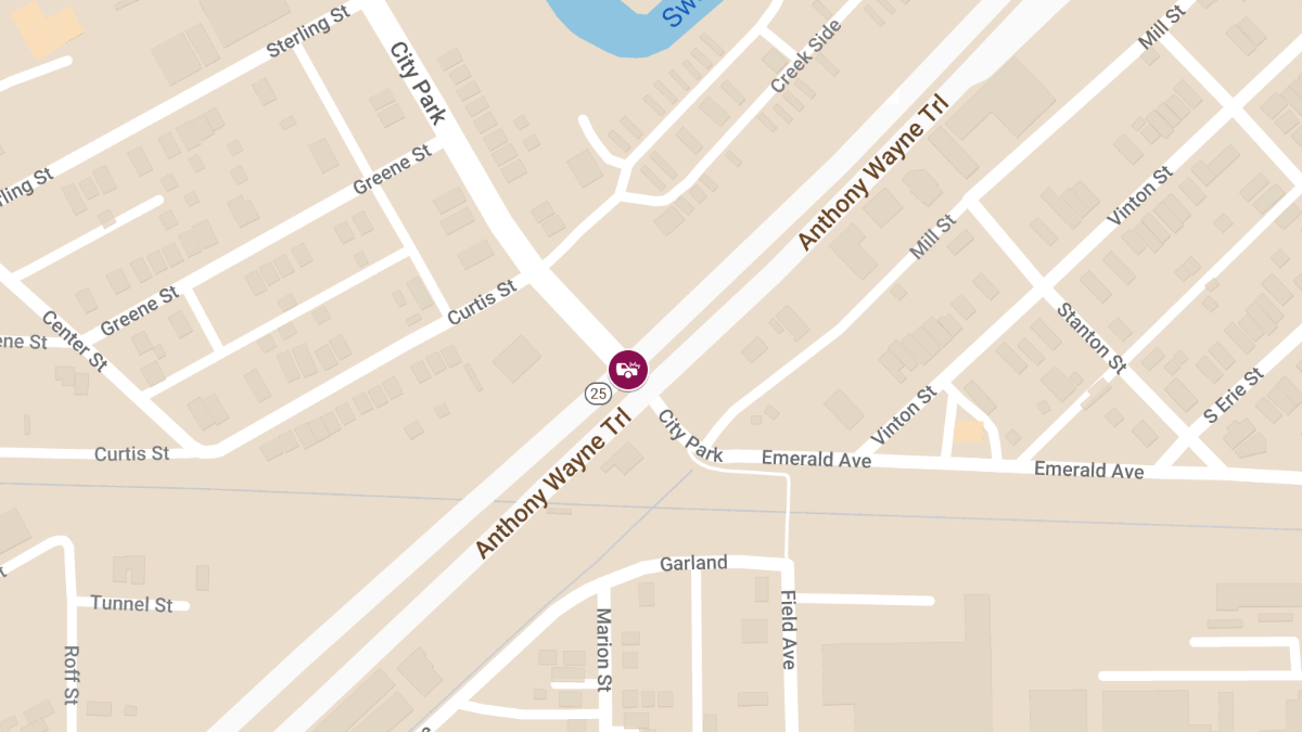 Vehicle Collision with Injuries at City Park Ave & Anthony Wayne Trl