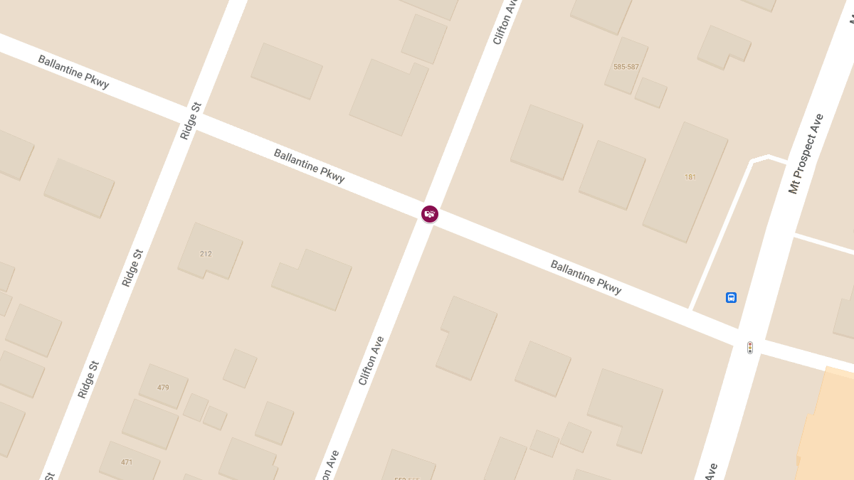 Vehicle Collision with Injuries at Clifton Ave & Ballantine Pkwy