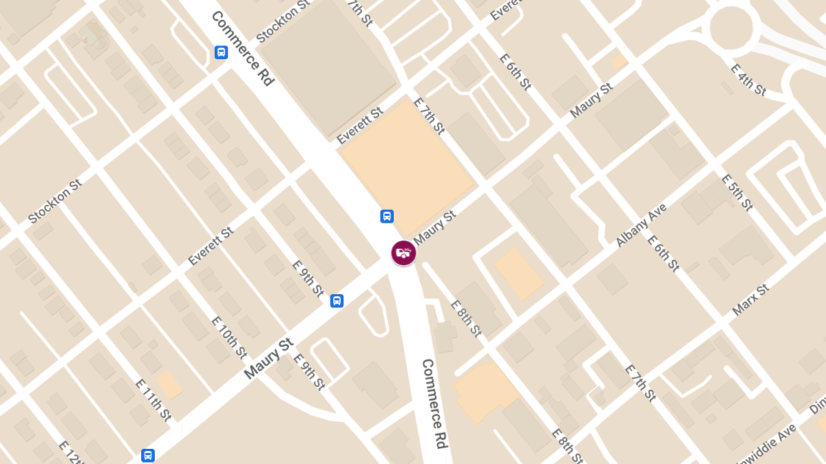 Vehicle Collision with Injuries at Commerce Rd & Maury St