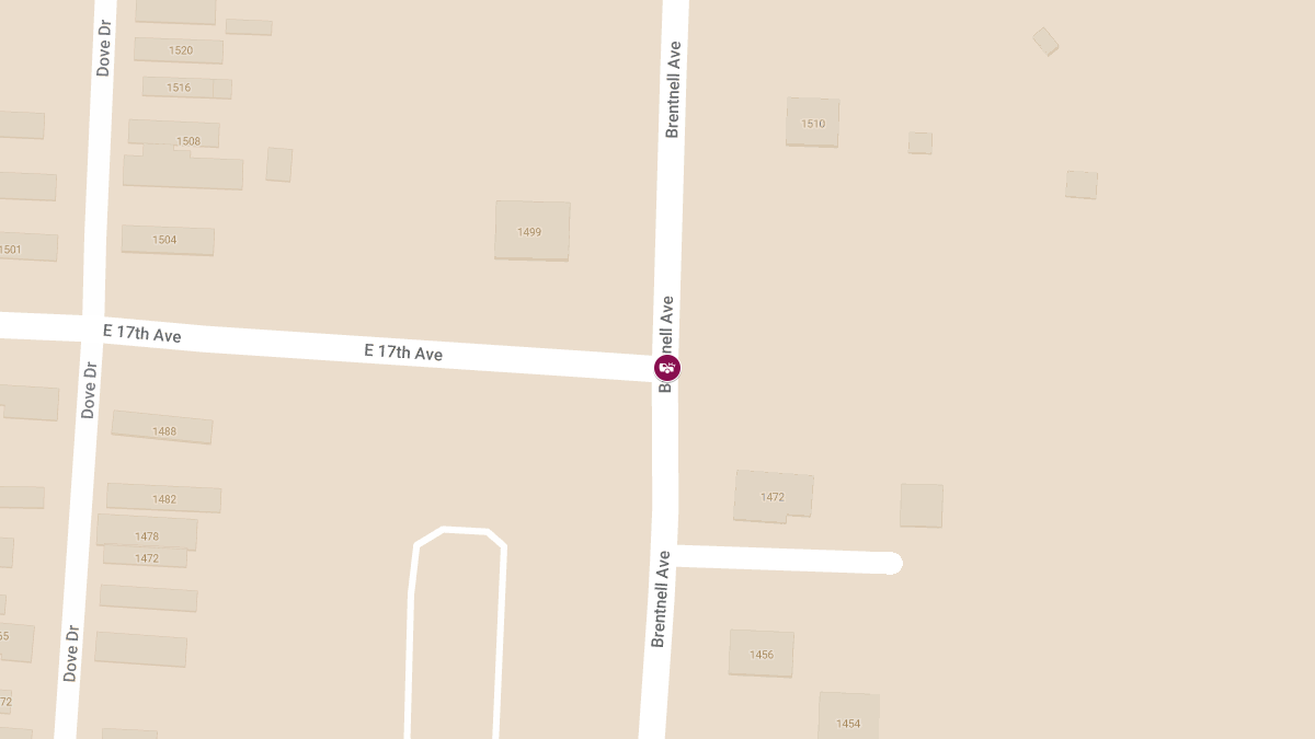 Vehicle Collision with Injuries at E 17th Ave & Brentnell Ave