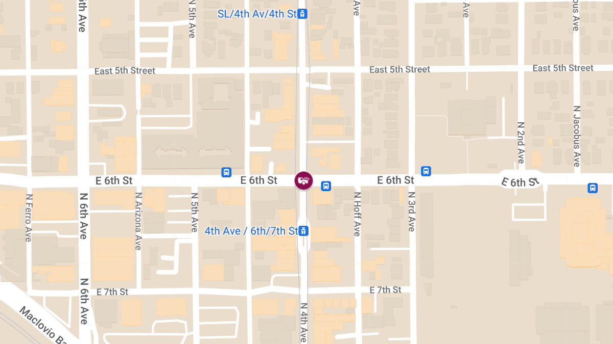 Vehicle Collision with Injuries at E 6th St & N 4th Ave