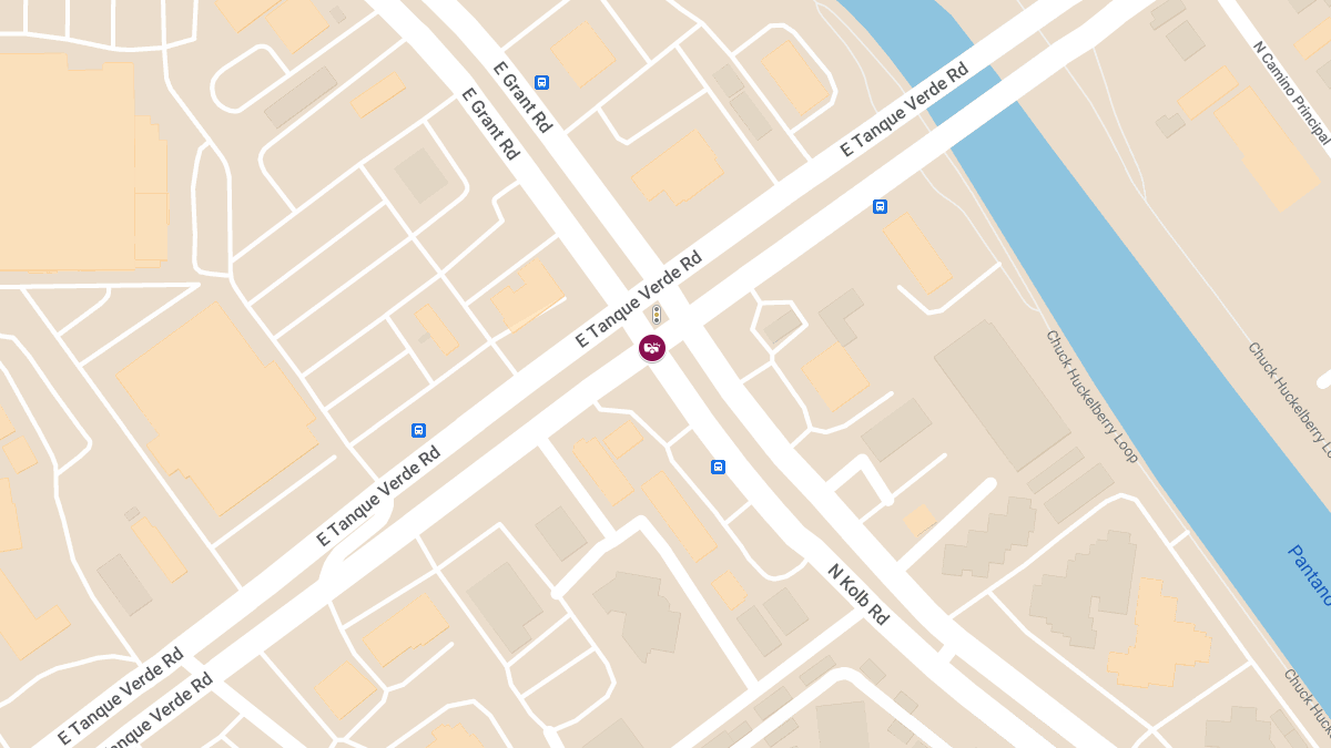 Vehicle Collision with Injuries at E Grant Rd and N Kolb Rd