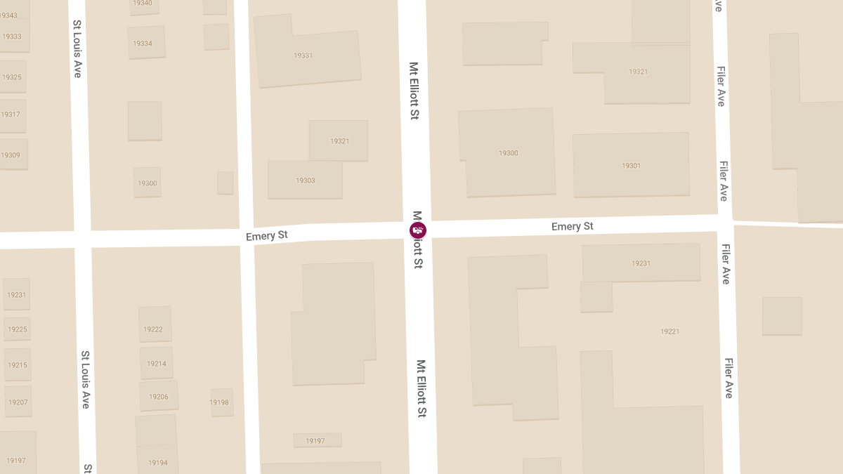 Vehicle Collision with Injuries at Emery St and Mount Elliott St