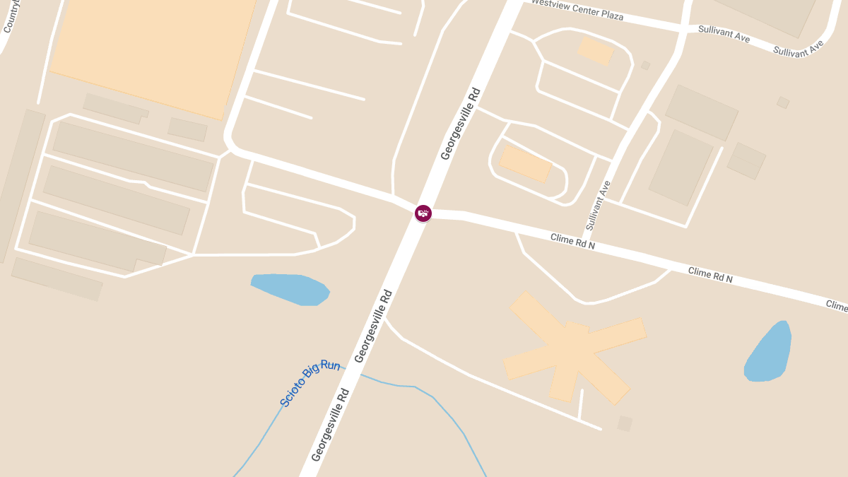 Vehicle Collision with Injuries at Georgesville Rd and Clime Rd N
