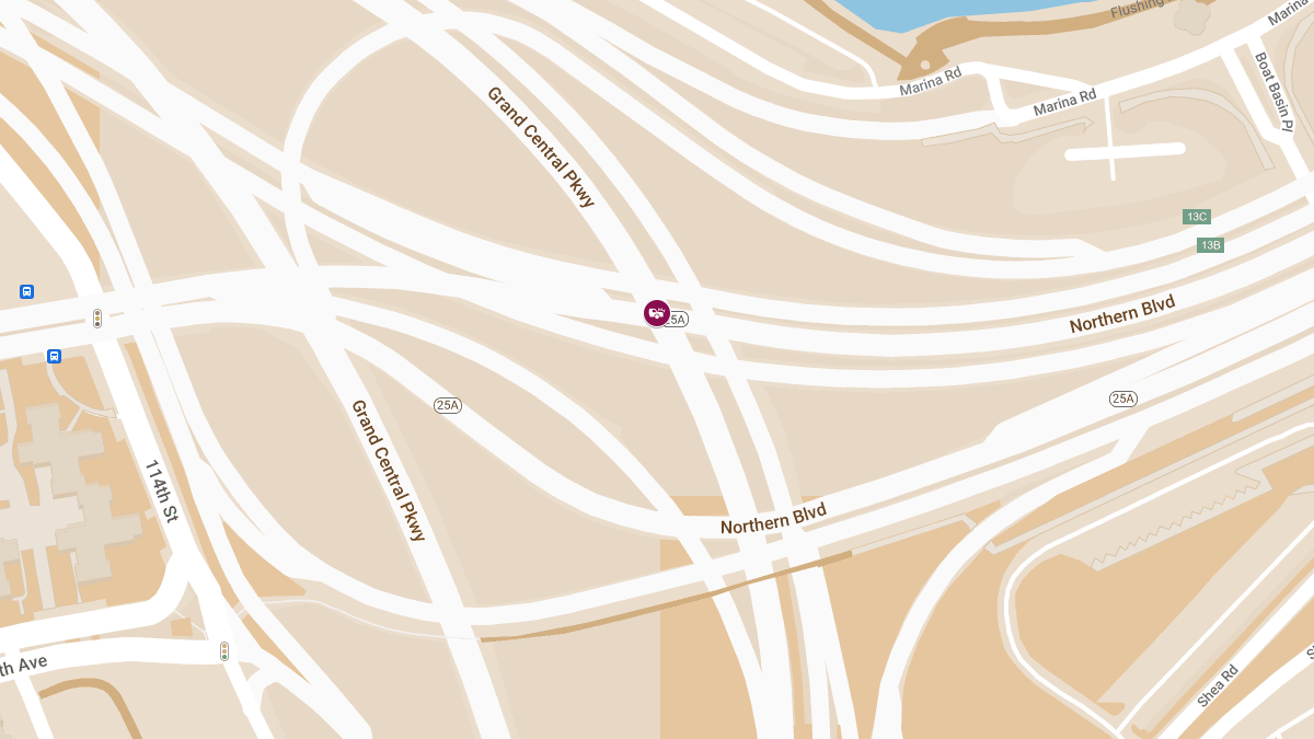 Vehicle Collision with Injuries at Grand Central Pkwy E & Northern Blvd