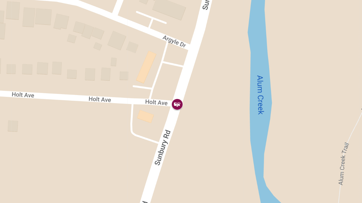 Vehicle Collision with Injuries at Holt Ave & Sunbury Rd