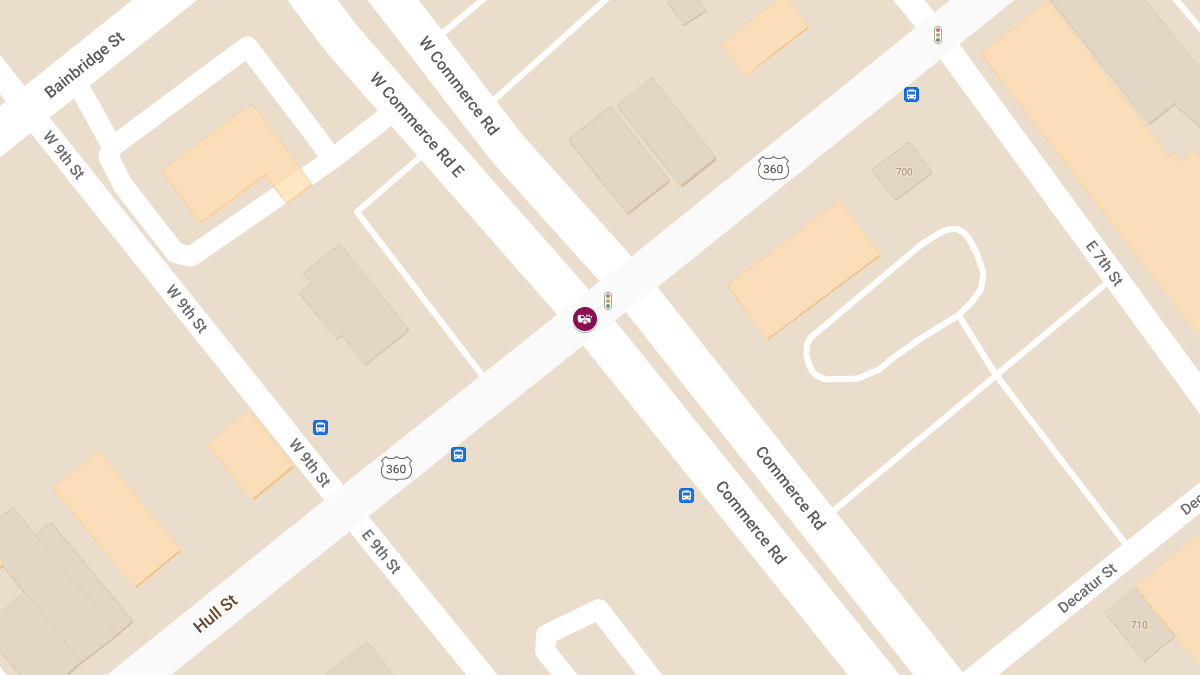 Vehicle Collision with Injuries at Hull St & Commerce Rd