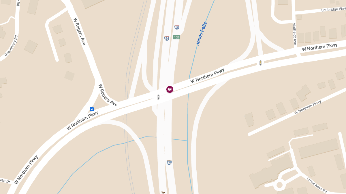 Vehicle Collision with Injuries at I-83 N & W Northern Pkwy