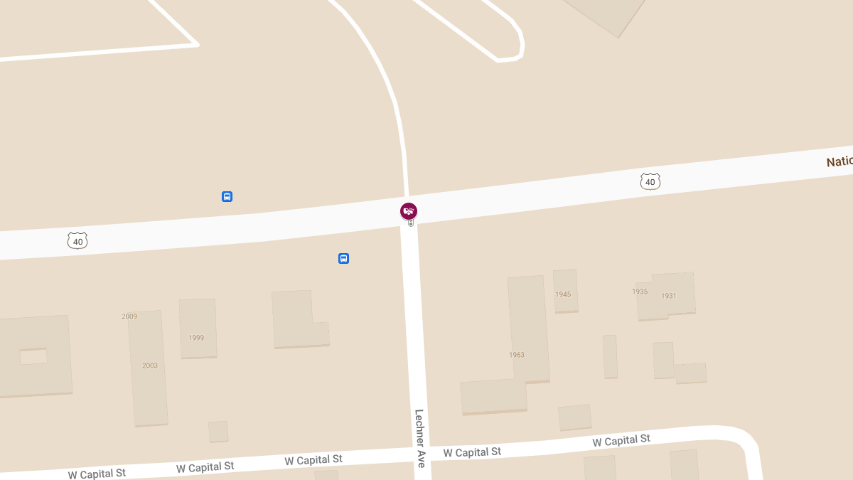 Vehicle Collision with Injuries at Lechner Ave & W Broad St