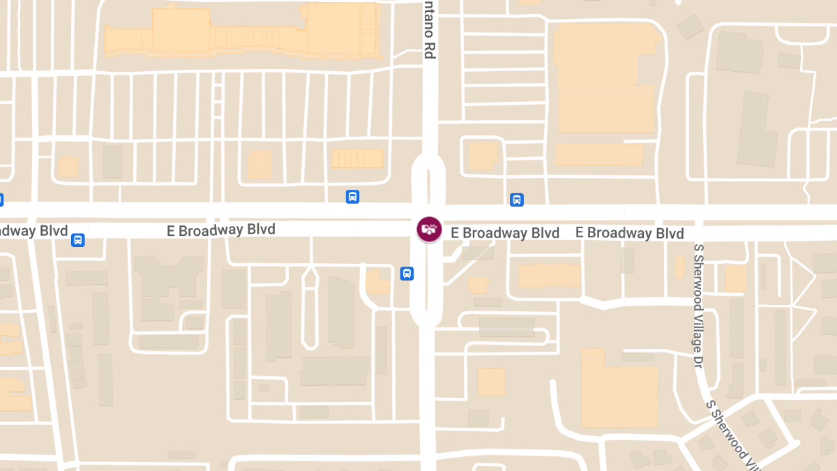 Vehicle Collision with Injuries at N Pantano Rd & E Broadway Blvd