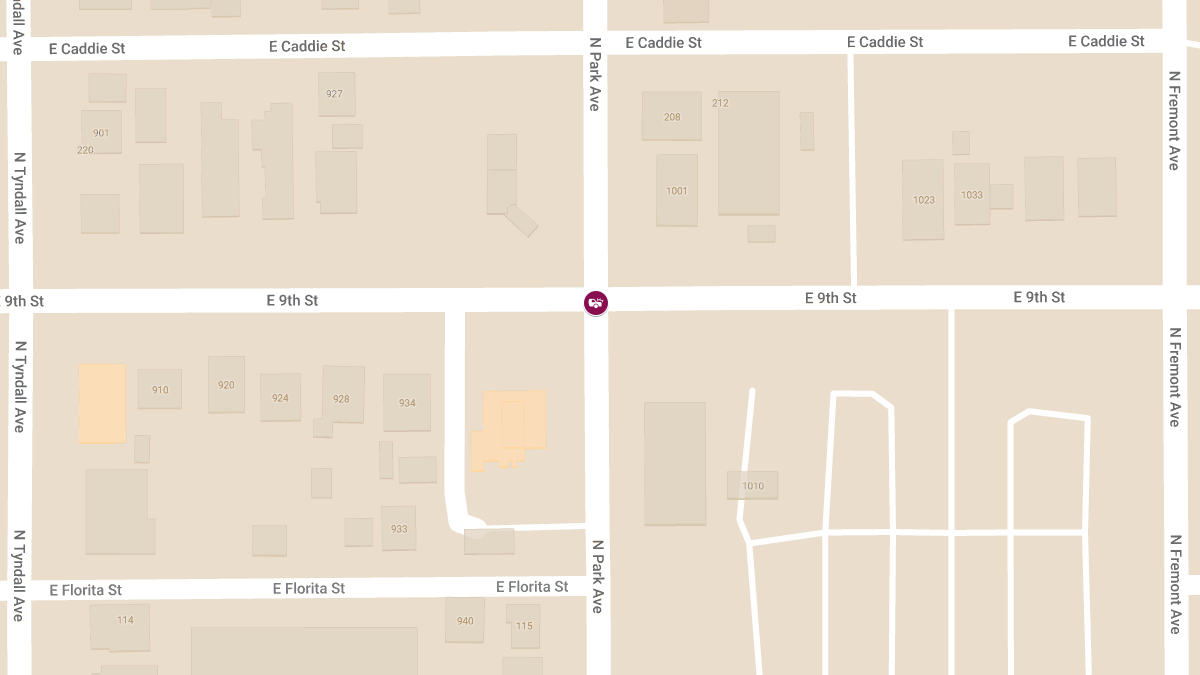 Vehicle Collision with Injuries at N Park Ave and E 9th St