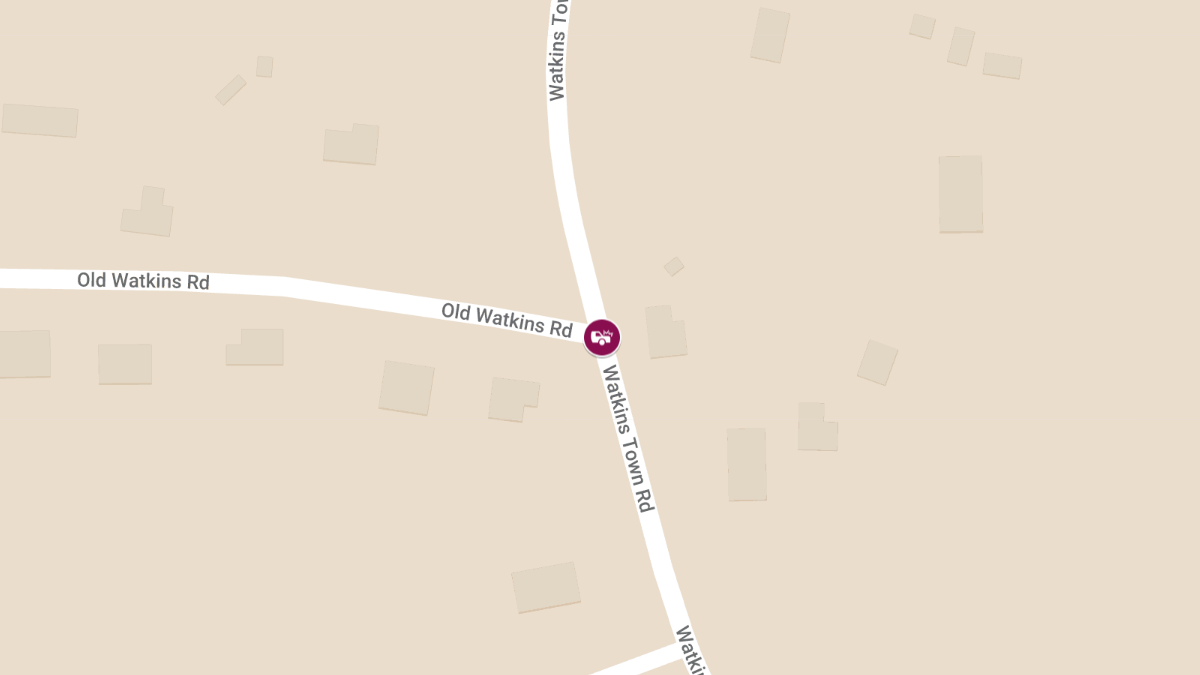 Vehicle Collision with Injuries at Old Watkins Rd and Watkins Rd