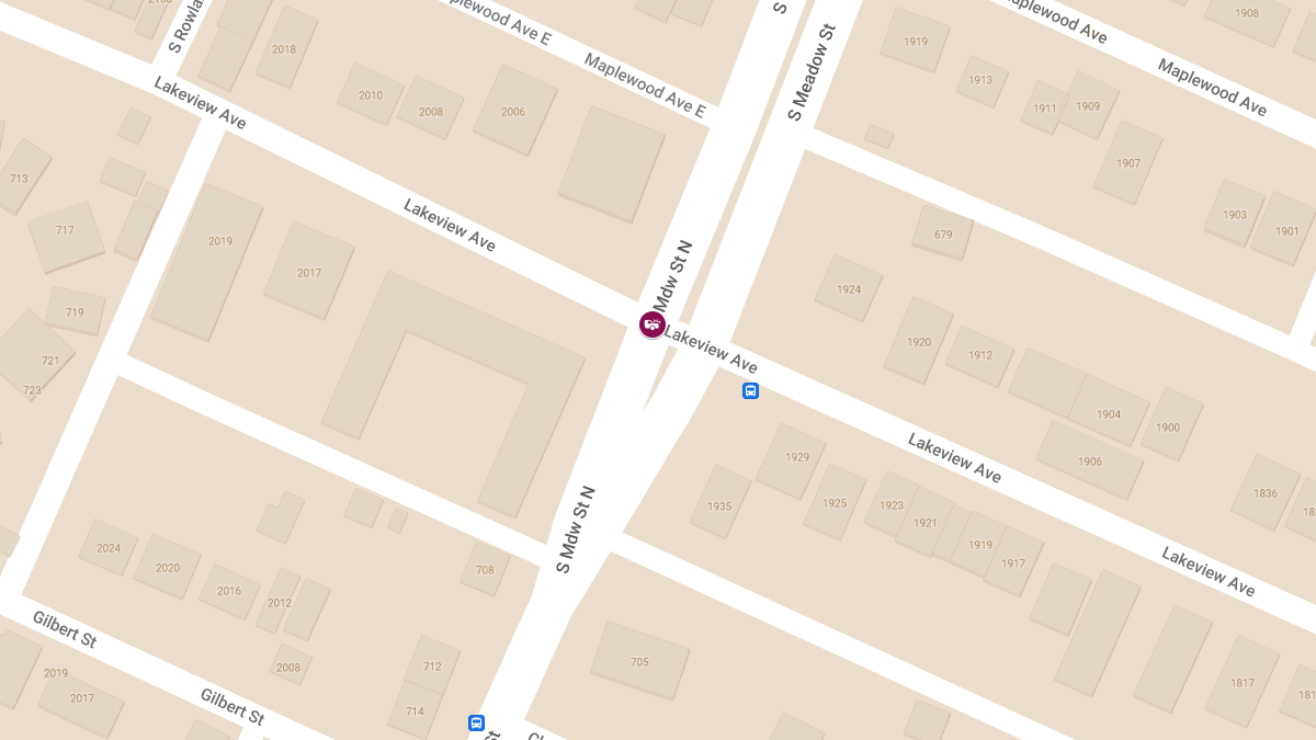 Vehicle Collision with Injuries at S Meadow St & Lakeview Ave