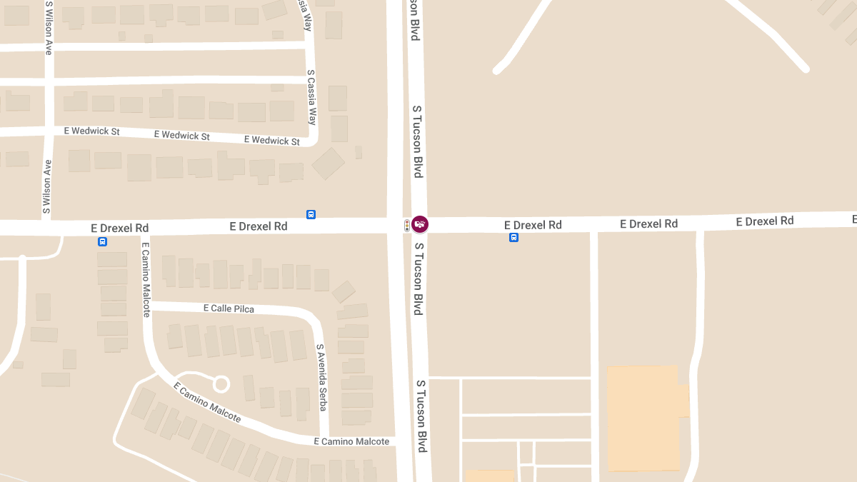 Vehicle Collision with Injuries at S Tucson Blvd & E Drexel Rd