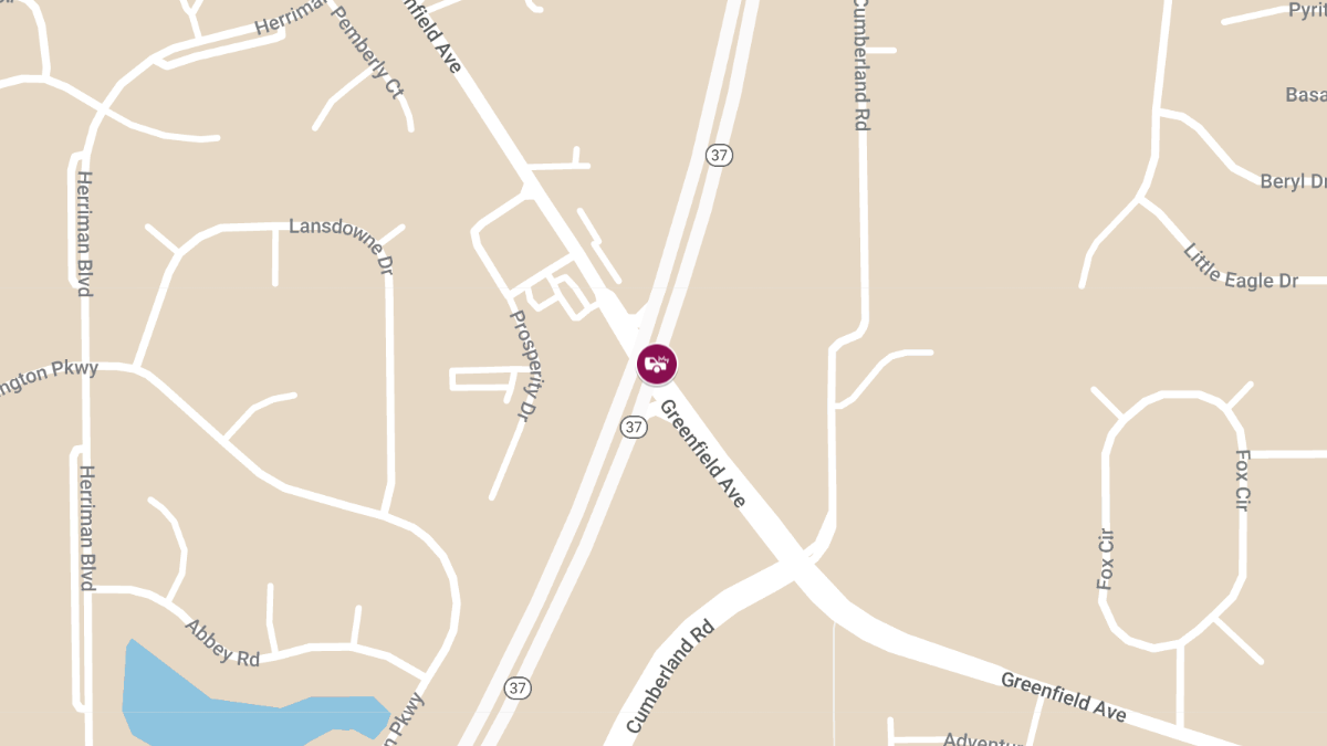 Vehicle Collision with Injuries at SR-37SB & Greenfield Ave