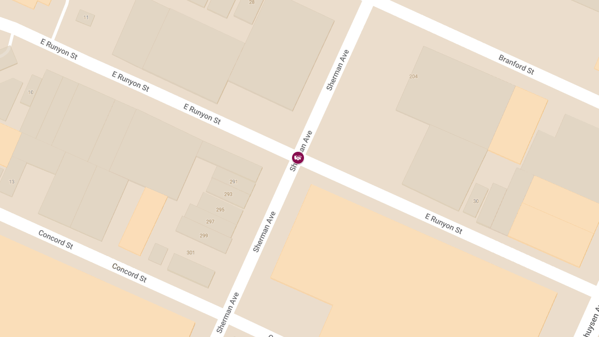 Vehicle Collision with Injuries at Sherman Ave & E Runyon St