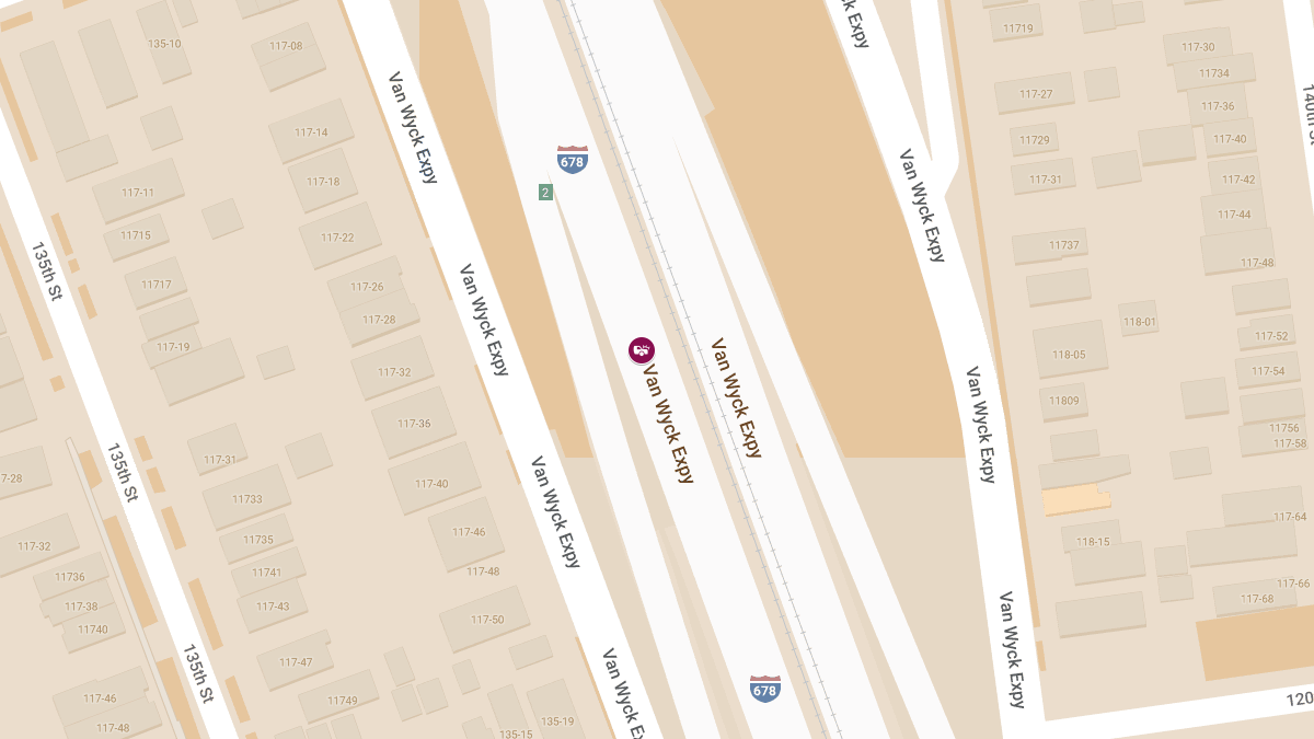 Vehicle Collision with Injuries at Van Wyck Expy N & Exit 2