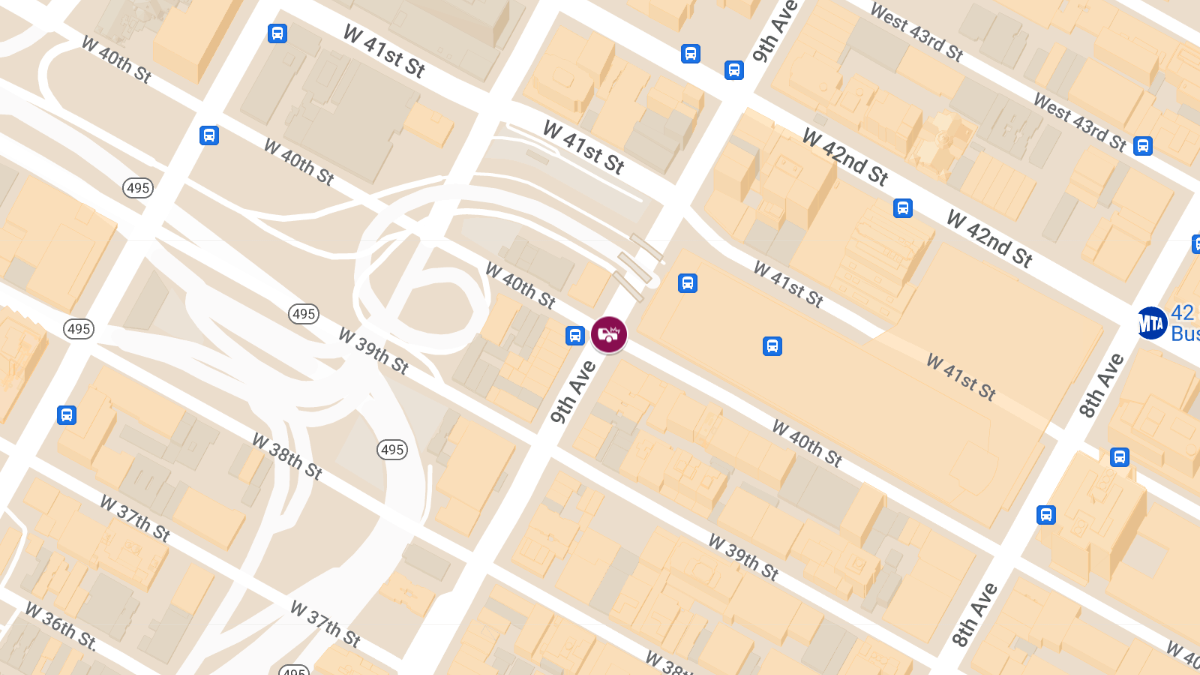 Vehicle Collision with Injuries at W 40th St & 9th Ave