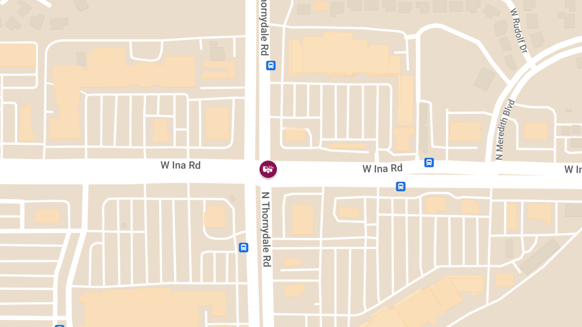 Vehicle Collision with Injuries at W Ina Rd & N Thornydale Rd