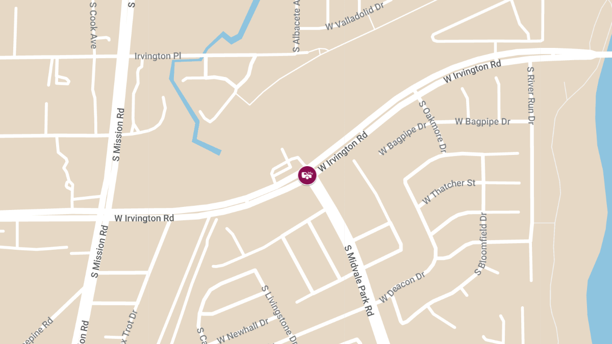 Vehicle Collision with Injuries at W Irvington Rd & S Midvale Park Rd