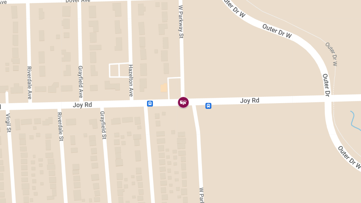 Vehicle Collision with Injuries at W Parkway St & Joy Rd