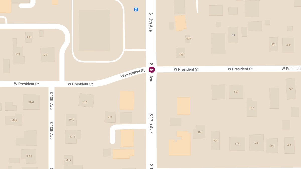Vehicle Collision with Injuries at W President St and S 12th Ave