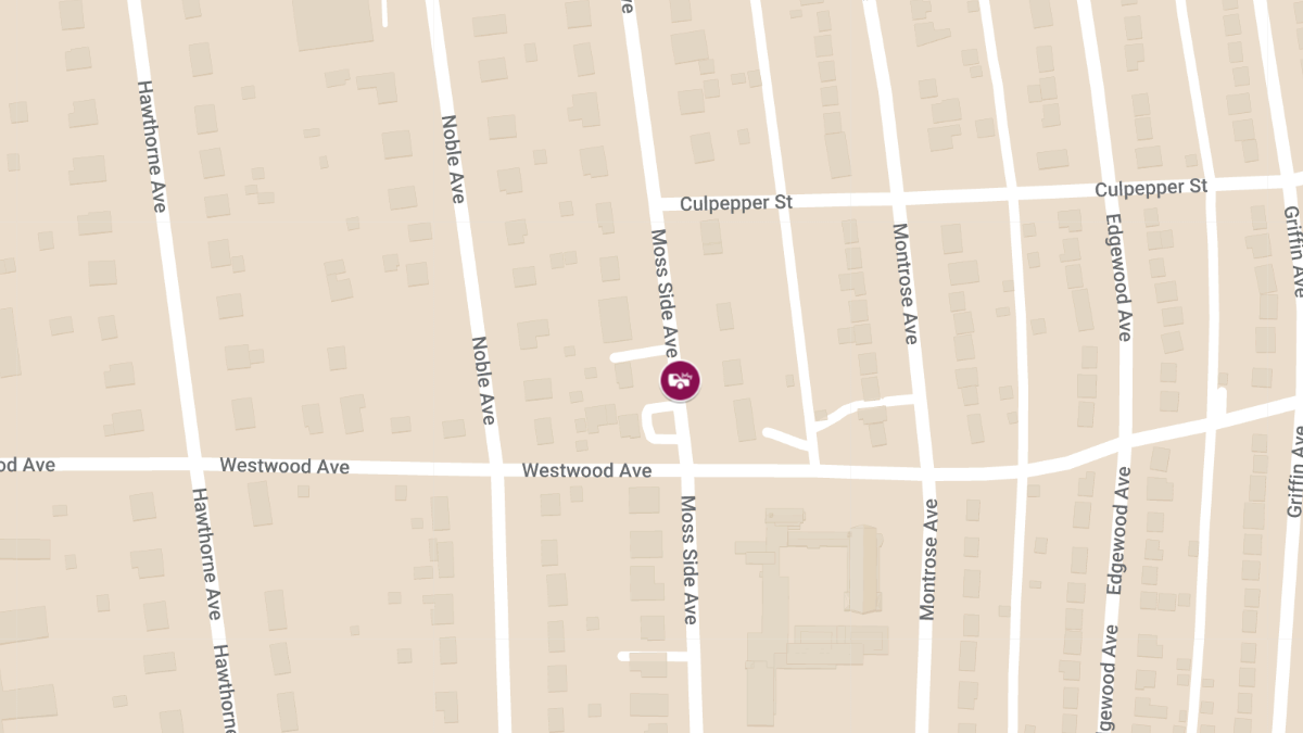 Vehicle Collision with Injuries on 3400 Moss Side Ave