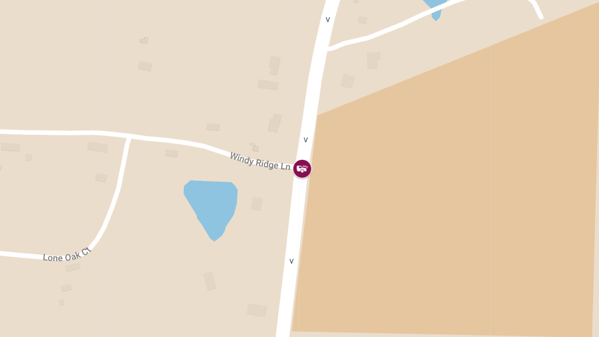 Vehicle Collision with Injury at Route V West of Windy Ridge Ln