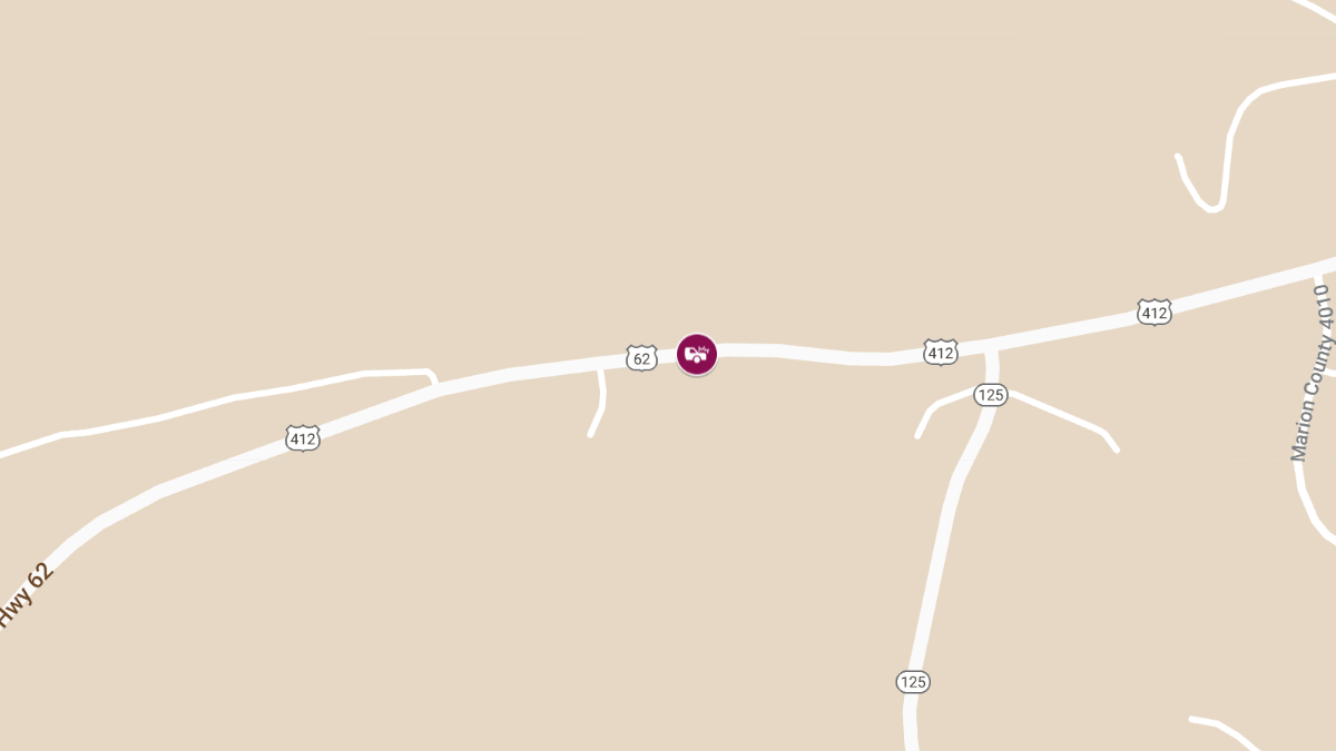 Vehicle Collision with Injury on WB U.S. Highway 62 near State Highway 125