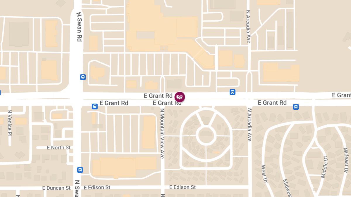 Vehicle Crash With Injuries at N Mountain View Ave & E Grant Rd