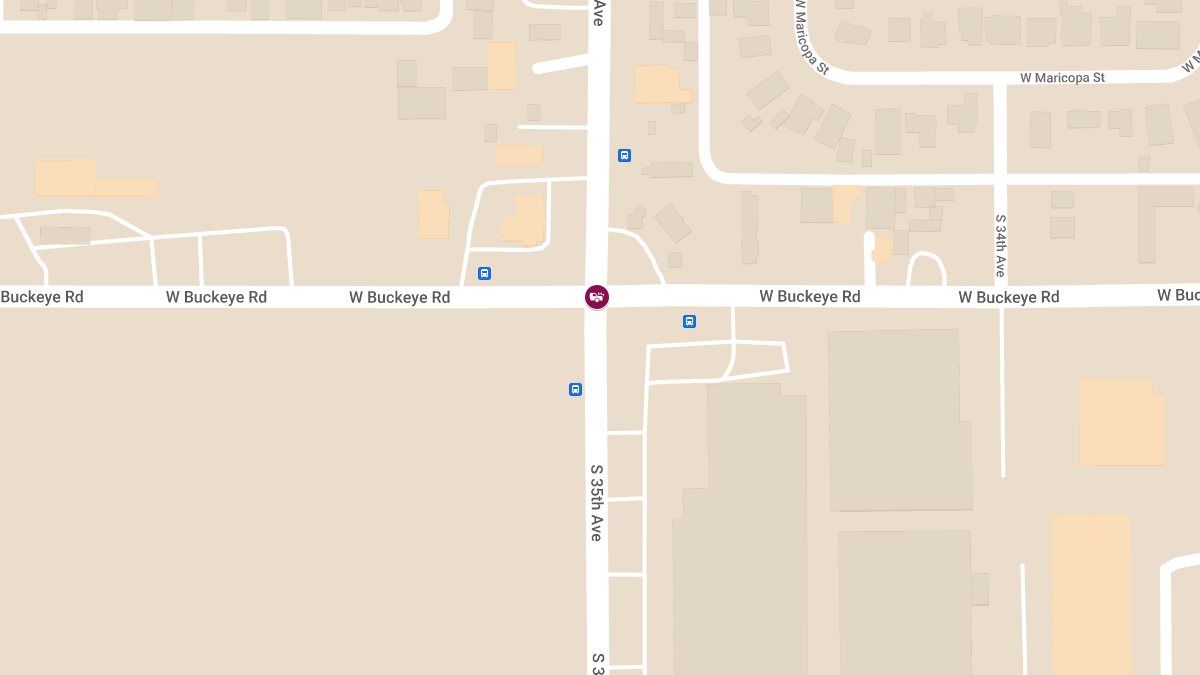 Vehicle Crash With Injuries at S 35th Ave & W Buckeye Rd