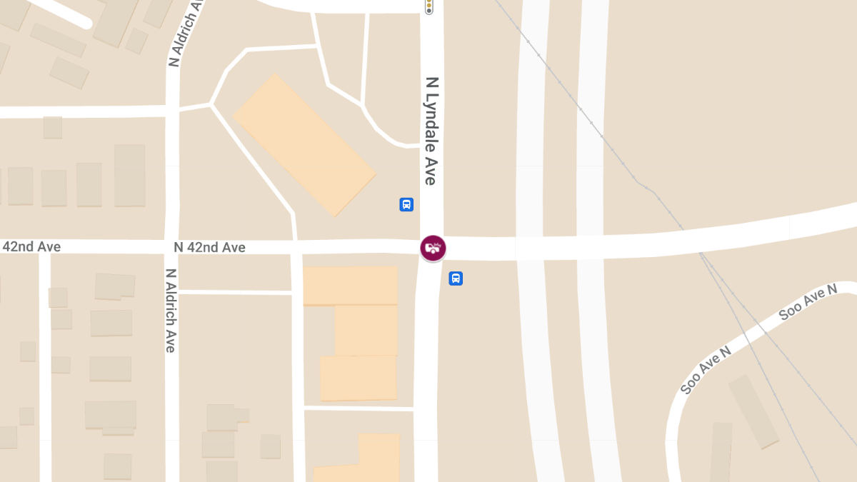 Vehicle Crash with Injuries at 42nd Ave N & Lyndale Ave N