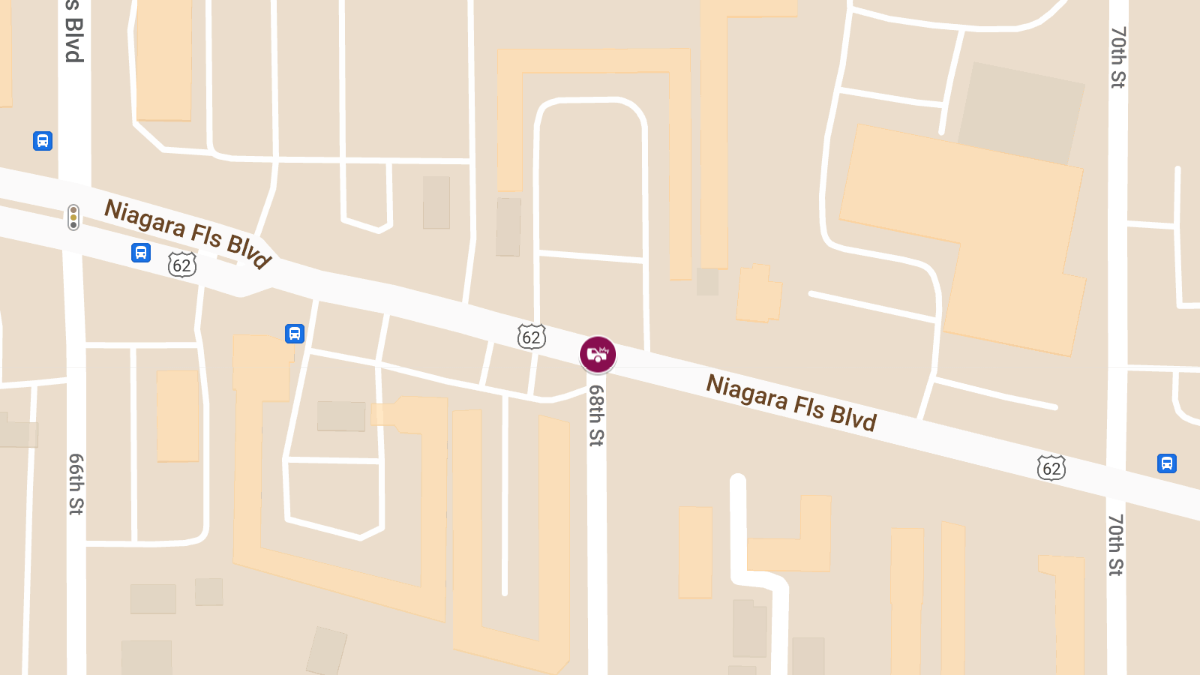 Vehicle Crash with Injuries at 68th St & Niagara Falls Blvd