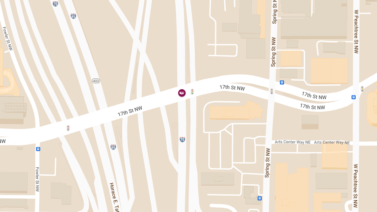 Vehicle Crash with Injuries at I-75 N & 17th St NW