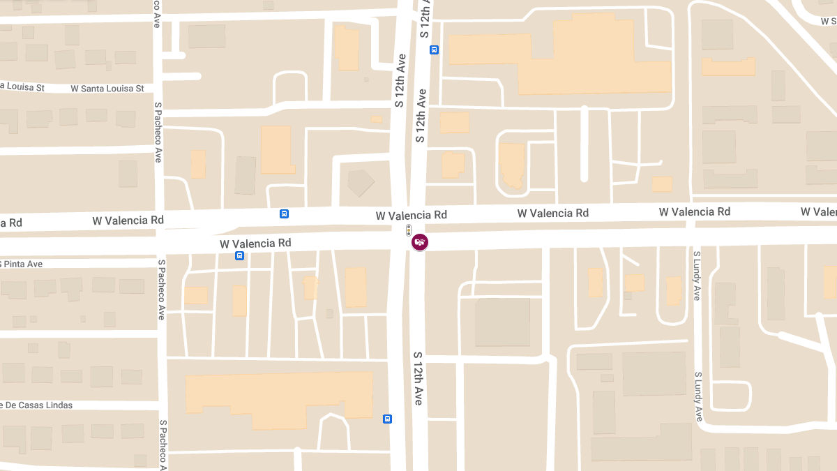 Vehicle Crash with Injuries at Valencia Rd and 12th Ave