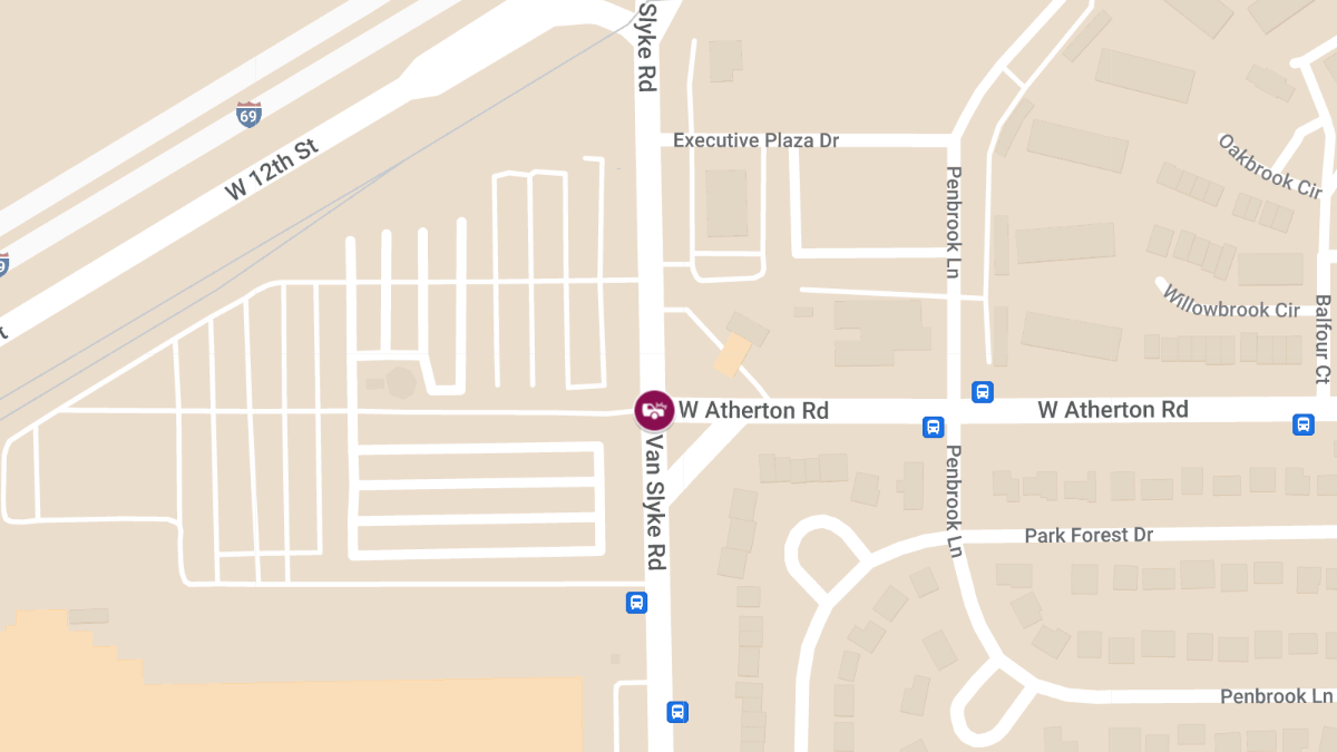 Vehicle Crash with Personal Injury at Van Slyke Rd & W Atherton Rd