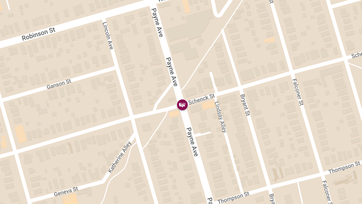 Vehicle Crash with Reported Injuries at Payne Ave & Schenck St