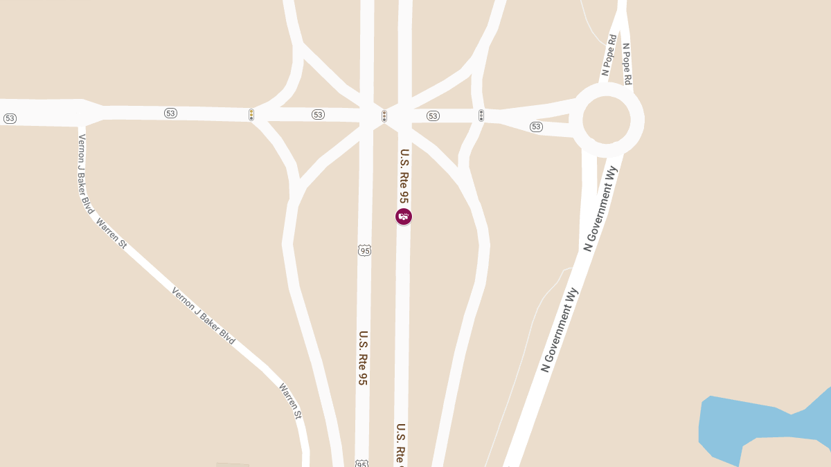 Vehicle Fire with Injuries on Hwy 95 Southbound Near Hwy 53