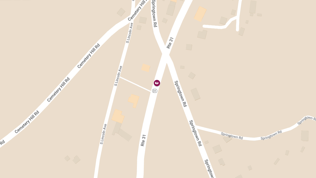 Vehicle Overturned in Crash with Injuries on Rt. 31 Near Dairy Queen