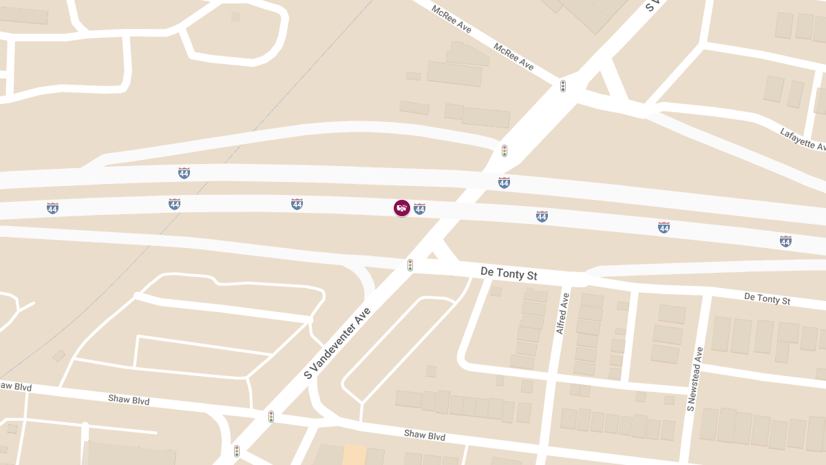 Vehicle Pursuit Crash With Injuries on Eastbound Interstate 44