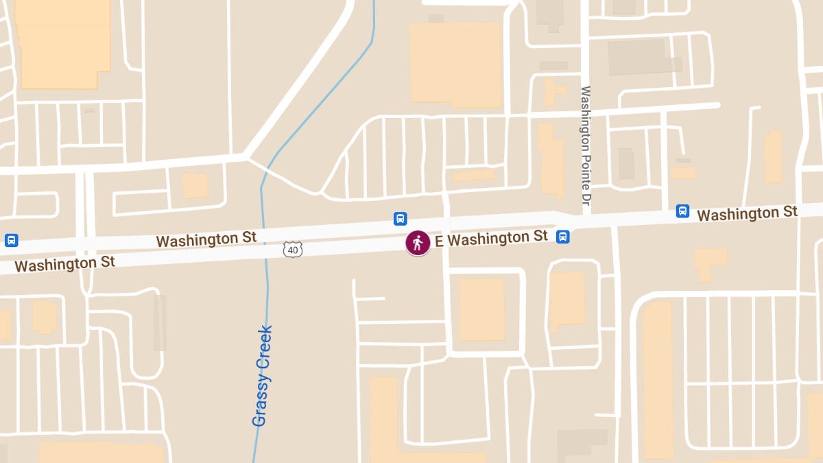 Vehicle vs Pedestrian Crash at 10617 E Washington St