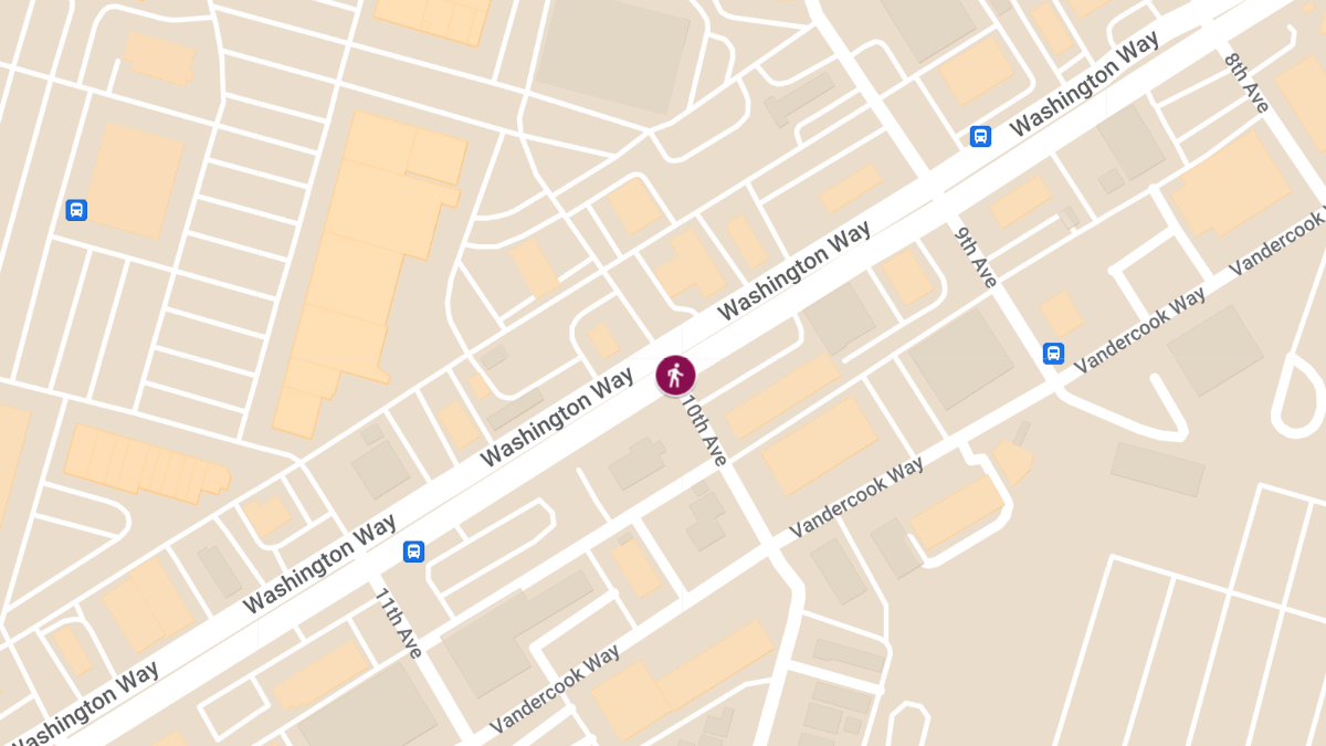 Vehicle vs Pedestrian at Washington Way & 10th Ave