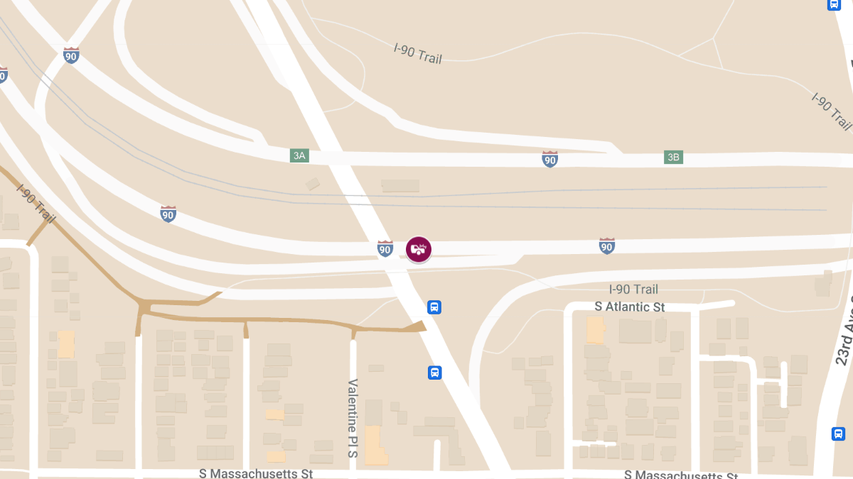 Wrong-Way Crash with Injuries on I-90