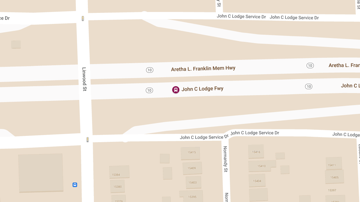 Wrong-Way Driver Killed in Head-On Crash with City Bus on John C Lodge Fwy
