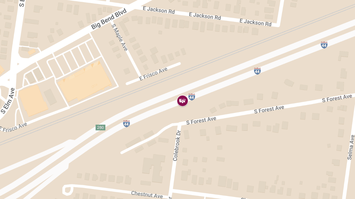 njury Accident on I-44, Seven Miles Northeast of Marshfield