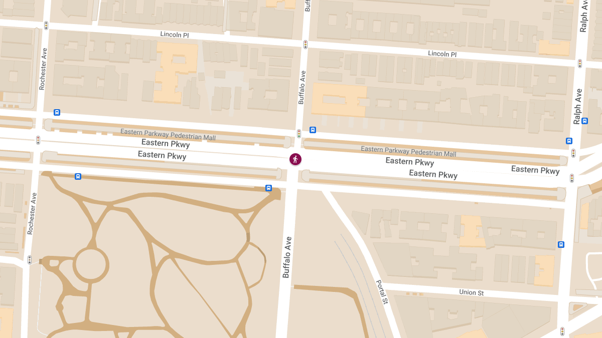 9-Year-Old Girl and Elderly Man Struck by School Bus at Eastern Pkwy and Buffalo Ave